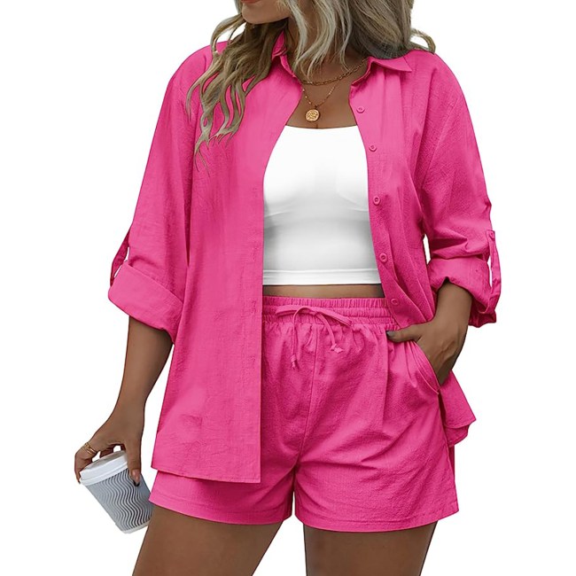 IN'VOLAND Women's Plus Size 2 Piece