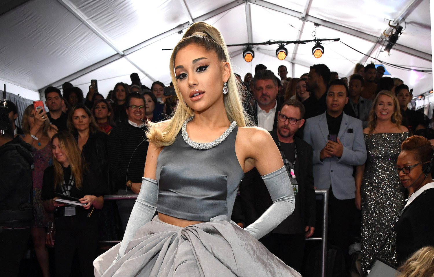 Ariana Grande attends the 62nd Annual GRAMMY Awards at STAPLES Center on January 26, 2020 in Los Angeles, California.