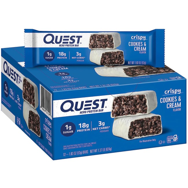 Quest Nutrition Cookies & Cream Hero Bar