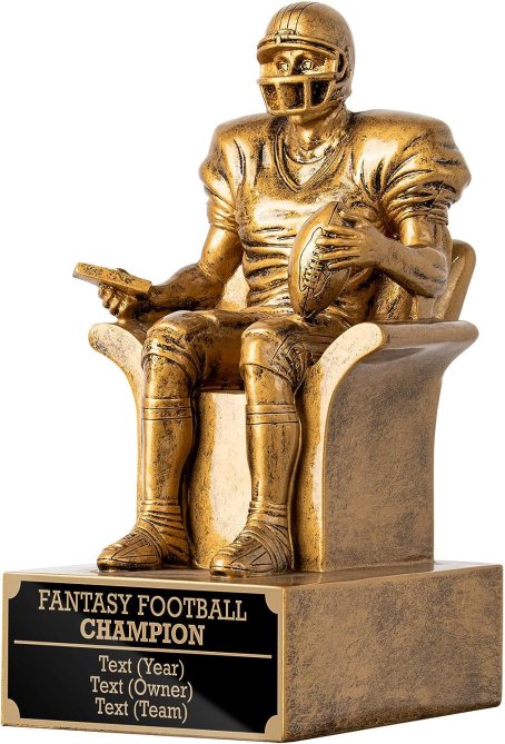 Golden Player Fantasy Football Trophy