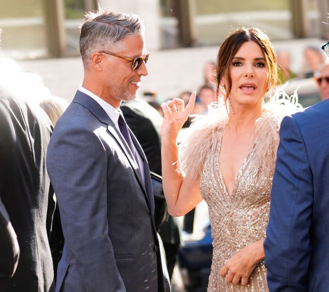 Sandra Bullock, Bryan Randall arrive at 'Oceans 8' World Premiere in New York.