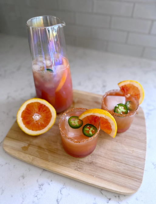 Spicy Blood Orange Non-Alcoholic Margarita