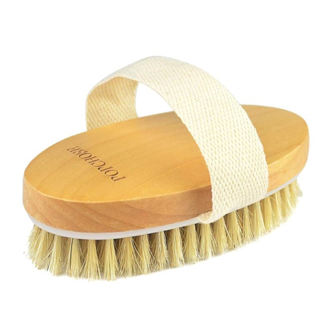 Dry Brushing Body Brush, POPCHOSE