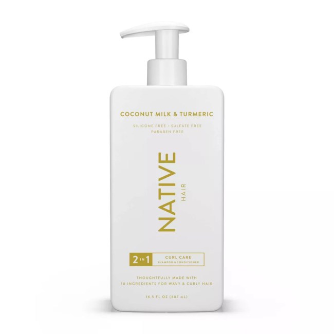 Native Coconut Milk & Turmeric Curls 2-in-1 Shampoo