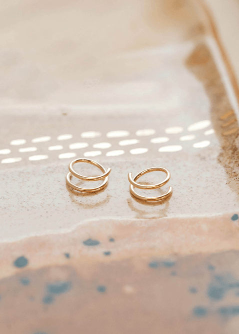 Hello Adorn Tiny Twist Earrings