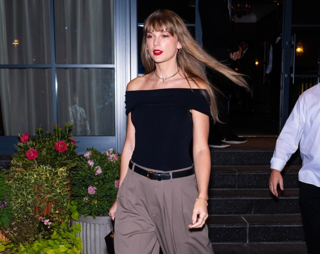 Taylor Swift is seen in Tribeca on September 21, 2023 in New York City.