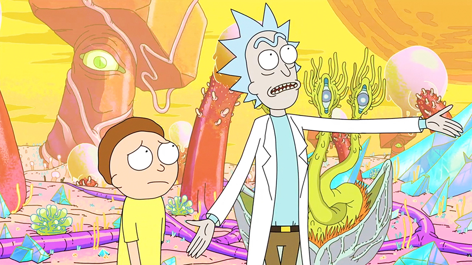 RICK AND MORTY, (from left): Morty Smith, Rick Sanchez, (Season 1). photo: © Adult Swim / Courtesy: Everett Collection