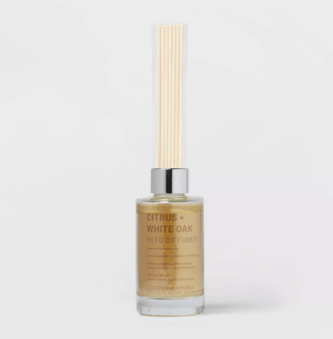 100ml Glass Reed Diffuser Citrus & White Oak Yellow - Threshold™