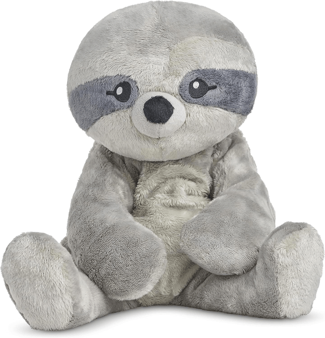 HUGIMALS Sam The Sloth 4.5lbs Large Weighted Stuffed Animal