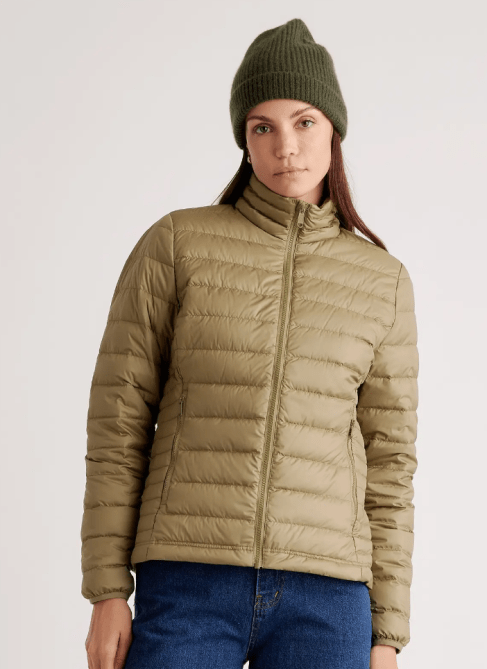Quince Lightweight Down Packable Puffer Jacket