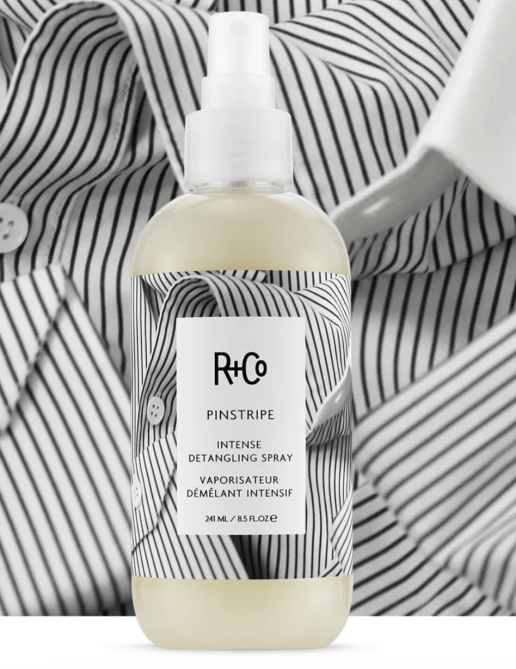 R+Co Pinstripe Detangling Spray