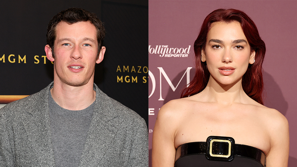 Callum Turner and Dua Lipa