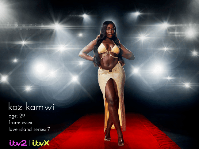 Kaz Kamwi in Love Island All Stars