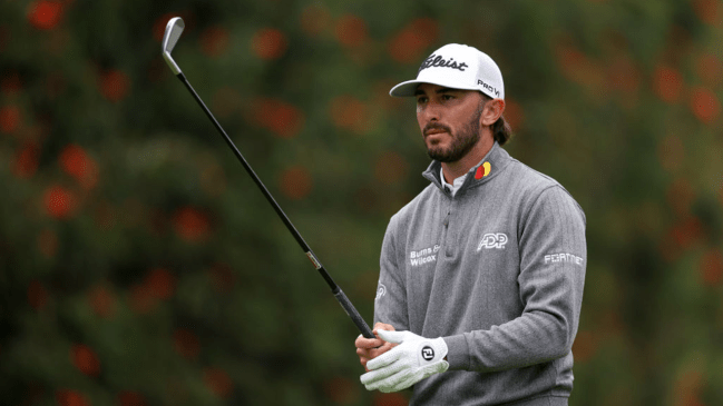 Max Homa of the United States prepares to tee off from the fourth tee during the third round of The Genesis Invitational at Riviera Country Club on February 17, 2024 in Pacific Palisades, California