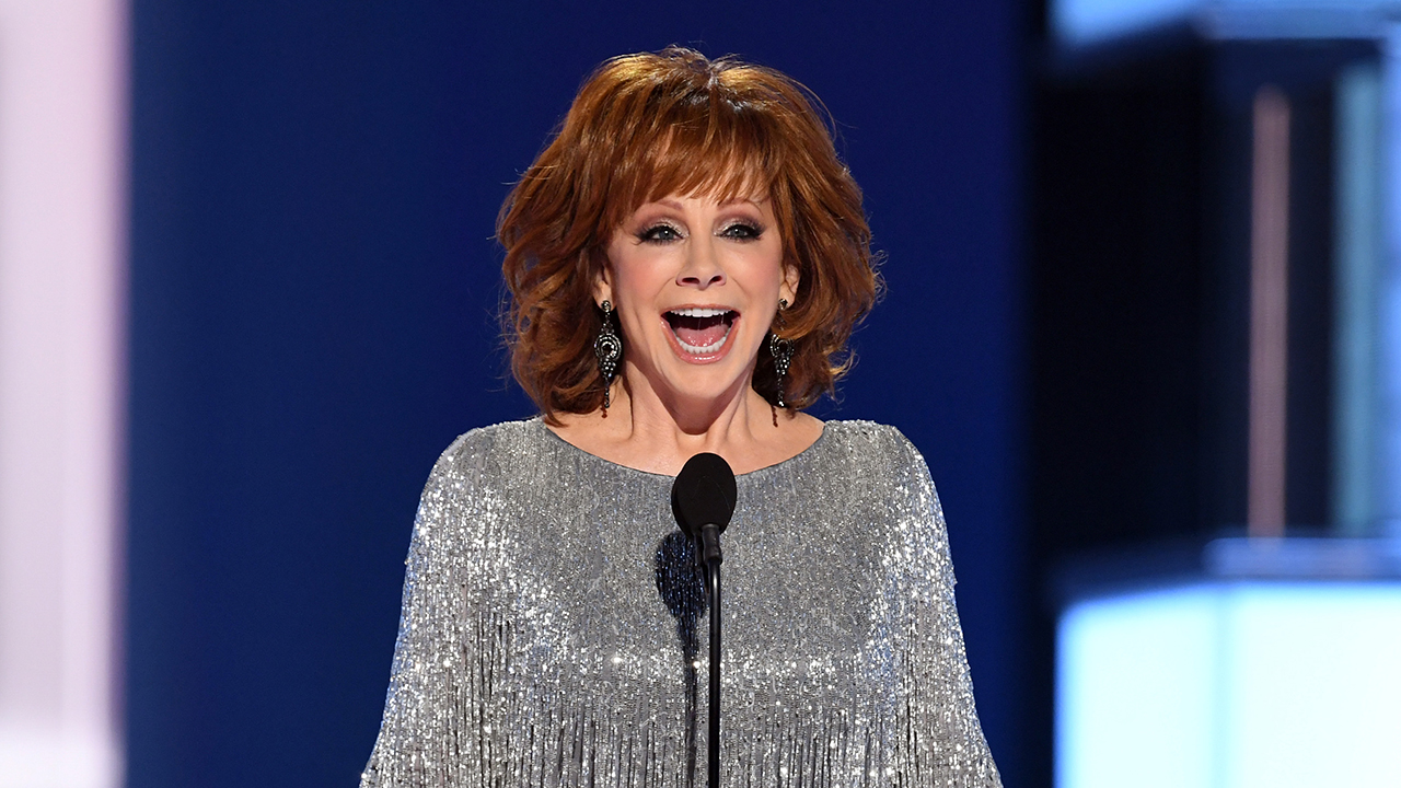 Reba McEntire net worth. Reba McEntire speaks onstage during the 54th Academy Of Country Music Awards at MGM Grand Garden Arena on April 07, 2019 in Las Vegas, Nevada.