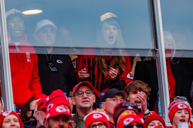 Taylor Swift at the Chiefs vs. Bills game