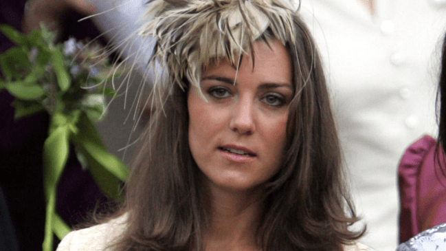 Kate Middleton at the wedding of Laura Parker Bowles.