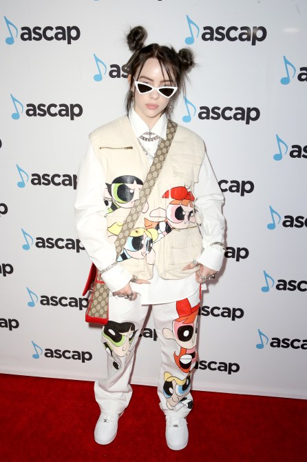 Billie Eilish at the ASCAP 2019 Pop Music Awards in Beverly Hills.
