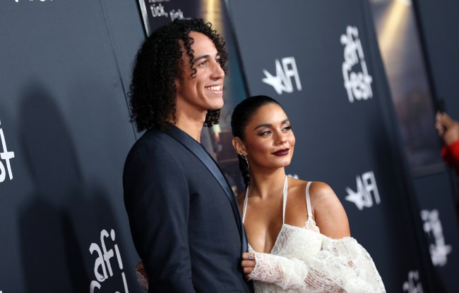 Cole Tucker and Vanessa Hudgens attend the 2021 AFI Fest Opening Night Gala premiere of Netflix's "tick, tick…BOOM"