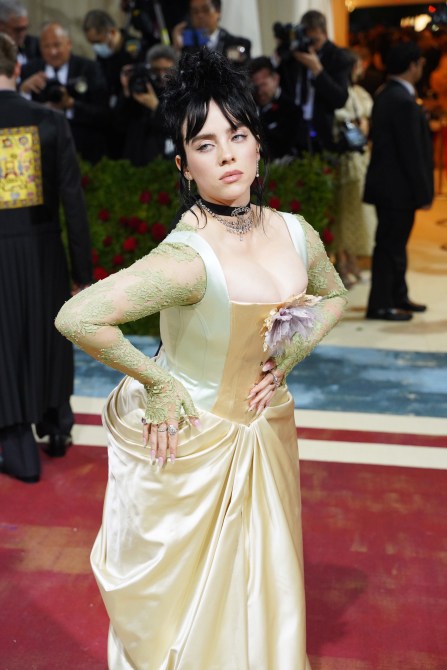 Billie at the Met Gala in New York City.