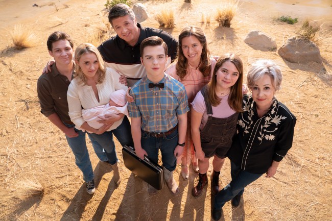 Cast of Young Sheldon on CBS.