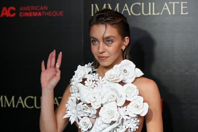 Sydney Sweeney at the Los Angeles premiere screening of "Immaculate" held during Beyond Fest at The Egyptian Theatre Hollywood on March 15, 2024 in Los Angeles, California.