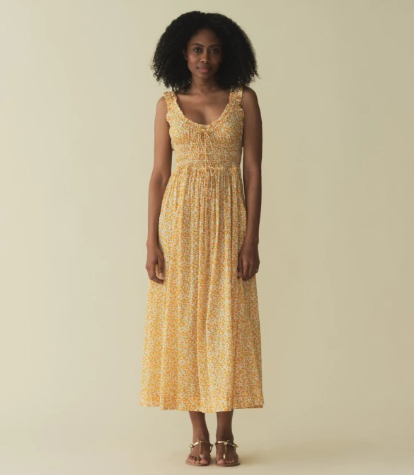 Dôen Emmaretta Dress in yellow