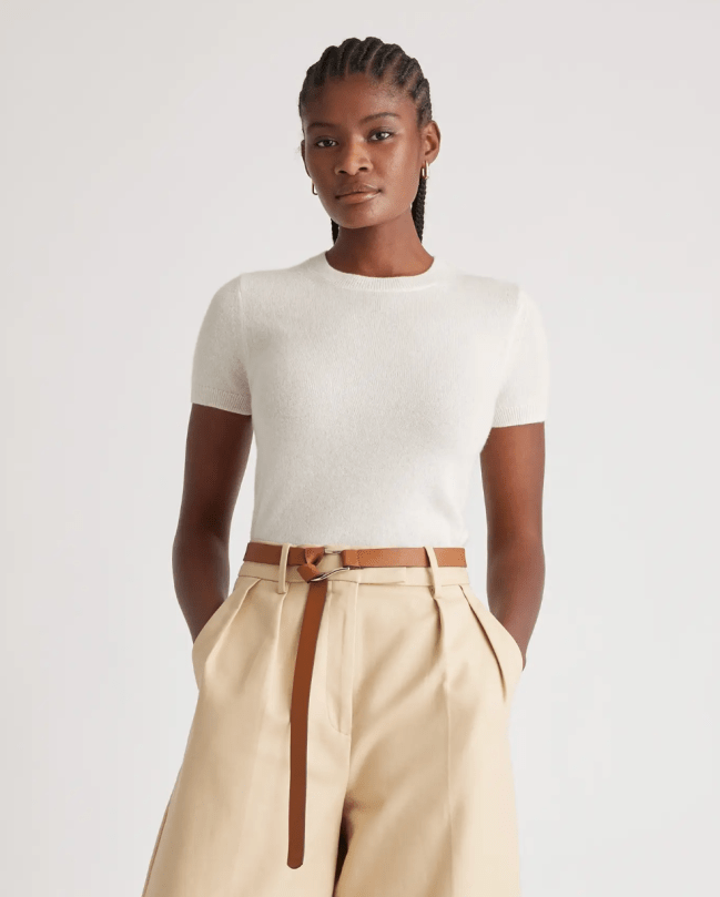 Quince Mongolian Cashmere Tee