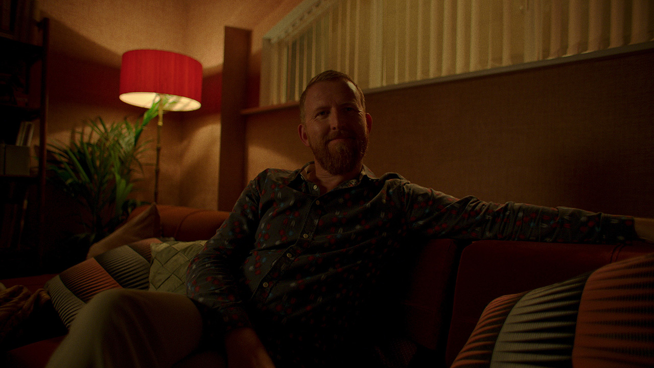 Baby Reindeer. Tom Goodman-Hill as Darrien in Baby Reindeer