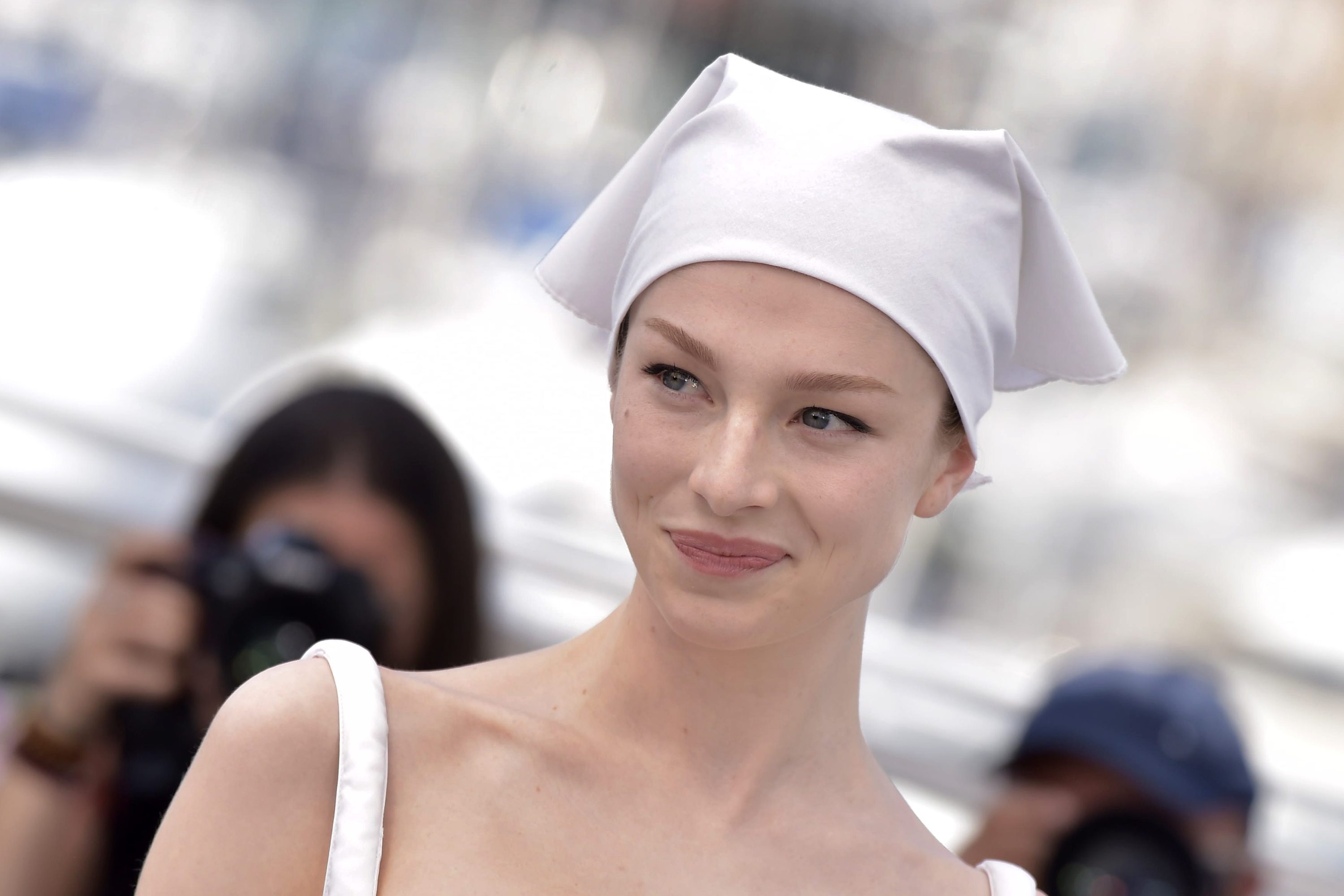 American actress Hunter Schafer  at Cannes Film Festival 2024. Kinds Of Kindness Photocall. Cannes (France), May 18, 2024.