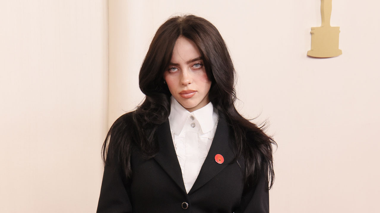 HOLLYWOOD, CALIFORNIA - MARCH 10: Billie Eilish attends the 96th Annual Academy Awards on March 10, 2024 in Hollywood, California.