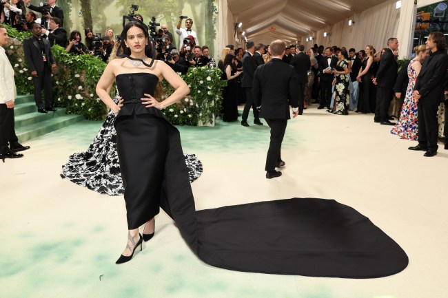 Rosalía attends The 2024 Met Gala Celebrating "Sleeping Beauties: Reawakening Fashion" at The Metropolitan Museum of Art on May 06, 2024 in New York City. 