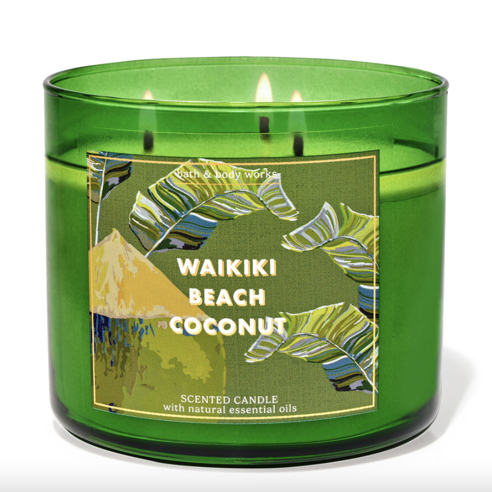 Bath & Body Works Waikiki Beach Coconut Candle