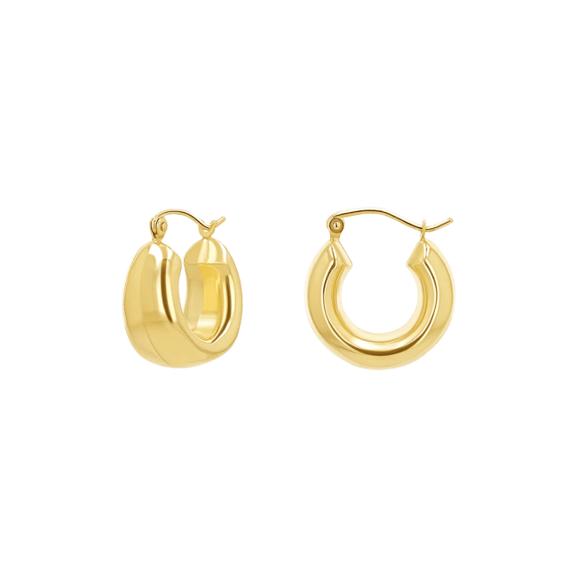 Baby Gold Hailey Chunky Hoops