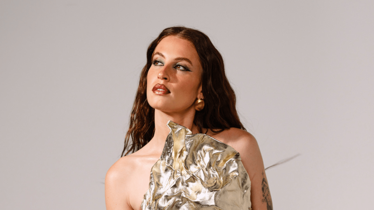 Fletcher poses for StyleCaster's exist issue