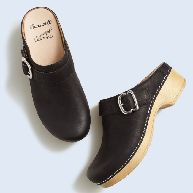 Madewell x Dansko® Brinn Mules in Leather