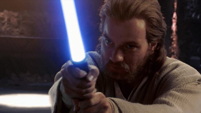 Obi-Wan Kenobi in Star Wars played by Ewan McGregor