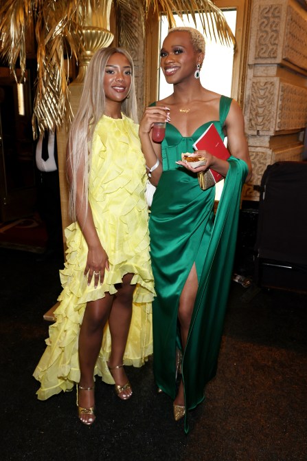 Riley Burruss and Jae Gurley attend The 76th Annual Tony Awards After Party presented by City National Bank at United Palace Theater on June 11, 2023 in New York City.