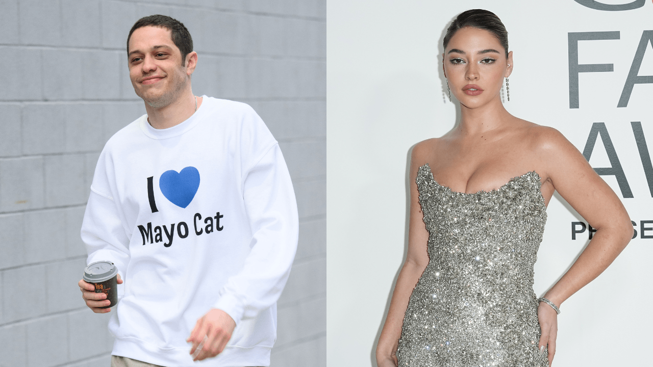 Pete Davidson and Madelyn Cline