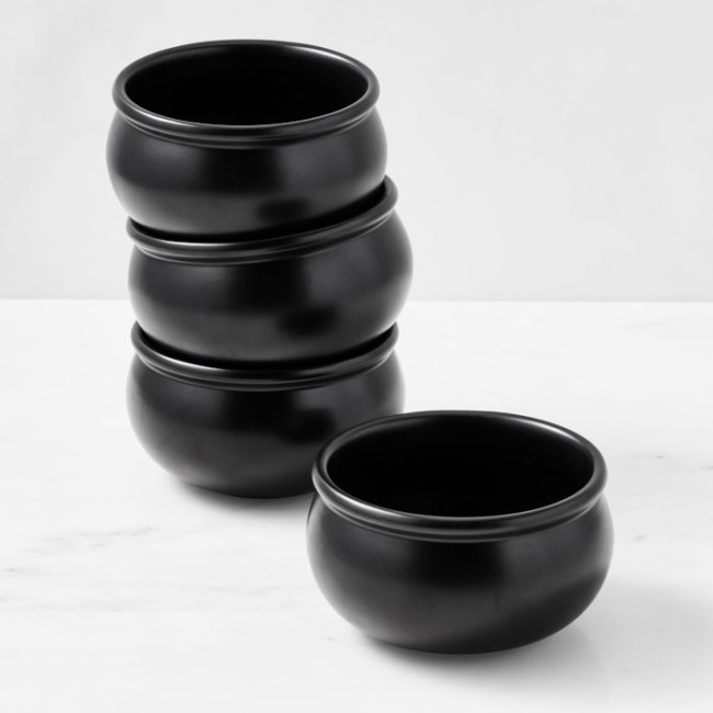 Four cauldron bowls