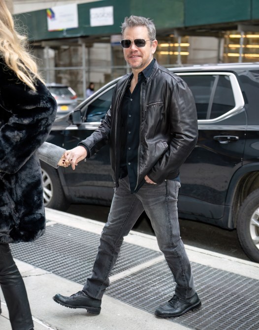 Matt Damon in New York City.