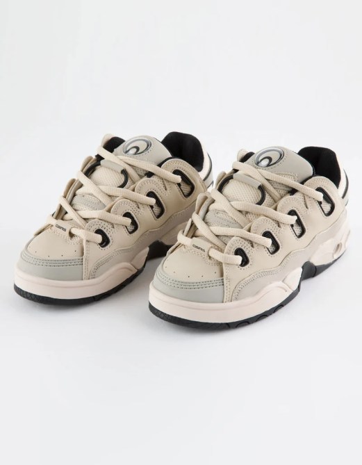 Cream chunky OSIRIS sneakers