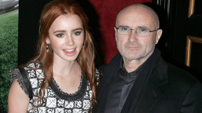 Lily Collins, Phil Collins