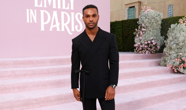 Lucien Laviscount attends the Emily In Paris Season 4 Part 1 LA Premiere at The Egyptian Theatre Hollywood on August 14, 2024 in Los Angeles, California.
