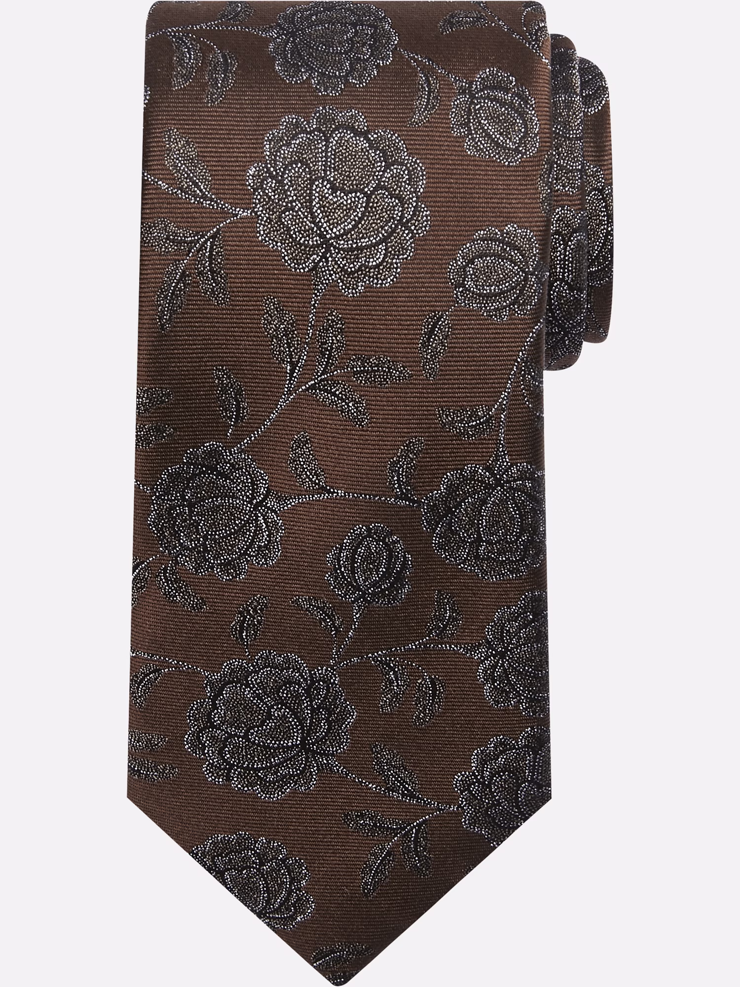 Joseph Abboud Narrow Tonal Floral Tie