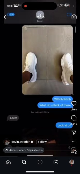 Devin texts the Bachelorette