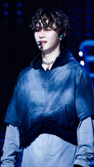 Kun of WayV is performing during MBC music program 'Show Champion' at MBC Dream Center on November 08, 2023 in Goyang, South Korea.