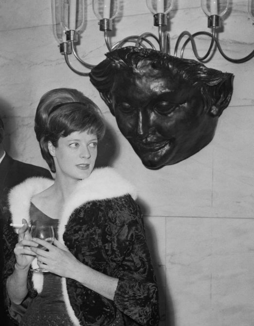 English actress Maggie Smith at the Evening Standard Theatre Awards,