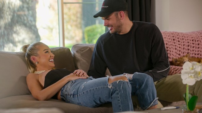 Selling Sunset. (L to R) Mary Fitzgerald, Romain Bonnet in season 7 of Selling Sunset.