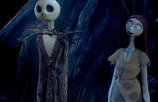 Jack and Sally from Nightmare Before Christmas